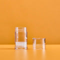 1 oz Clear Push Up Tubes w/ Lids fragrance oil bottle
