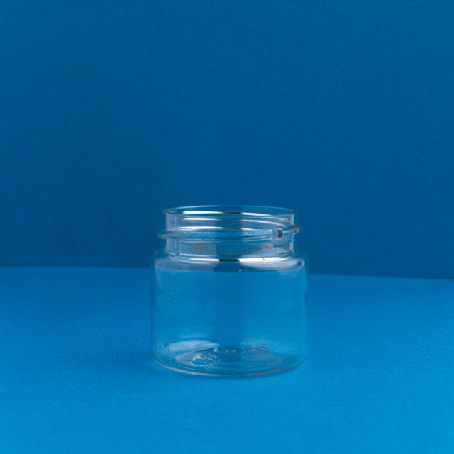 1 oz Clear Sample Size PET Jar fragrance oil bottle