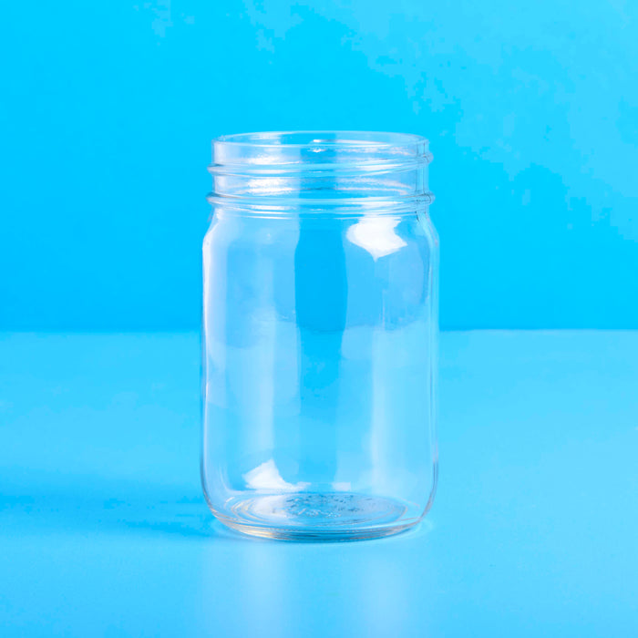 12 oz Smooth Sided Mason Jar fragrance oil bottle
