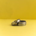 1/4 oz Flat Round Balm Tin with Lid fragrance oil bottle