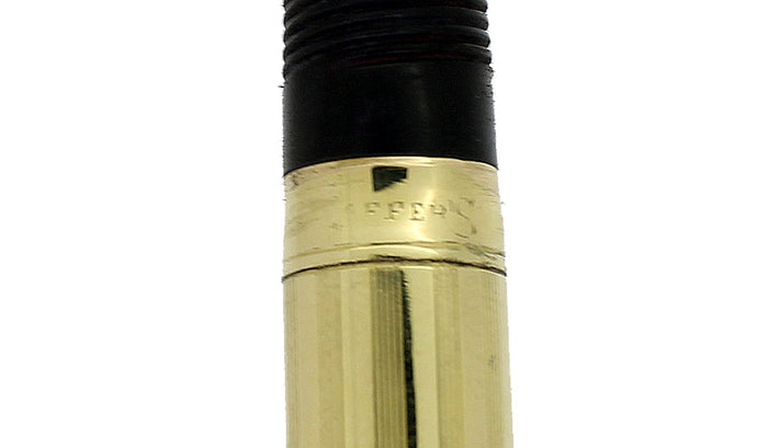 1920S SHEAFFER #2 GOLD FILLED FLAT TOP 14K F-BBB+ FLEX NIB FOUNTAIN PEN RESTORED OFFERED BY ANTIQUE DIGGER