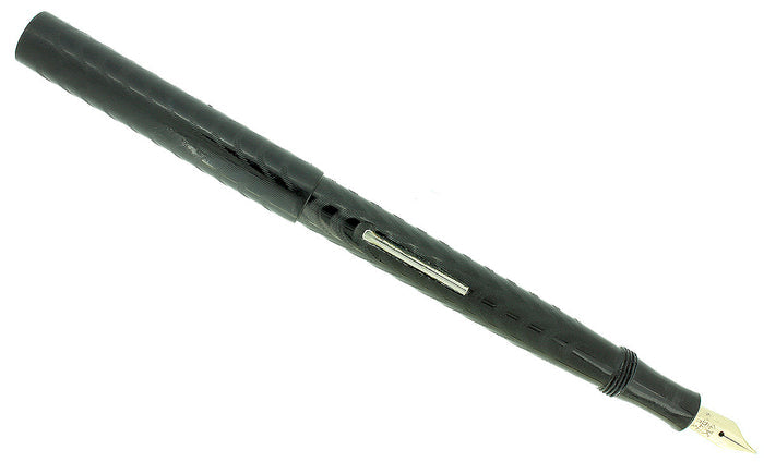 1920S STAR PEN CO CINCINNATI OHIO MAKER BLACK HARD RUBBER FOUNTAIN PEN RESTORED OFFERED BY ANTIQUE DIGGER