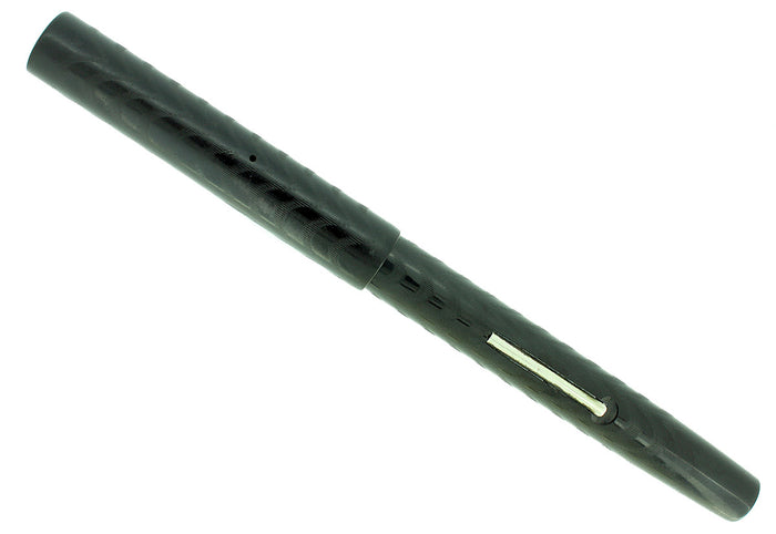 1920S STAR PEN CO CINCINNATI OHIO MAKER BLACK HARD RUBBER FOUNTAIN PEN RESTORED OFFERED BY ANTIQUE DIGGER