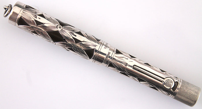 1920s STERLING WATERMAN'S 452 1/2V RING TOP FOUNTAIN PEN