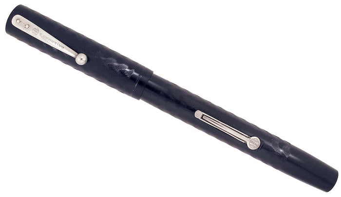 1920s WATERMAN 52 BCHR FOUNTAIN PEN NICKEL TRIM XF to BBB+ FLEX NIB RESTORED OFFERED BY ANTIQUE DIGGER