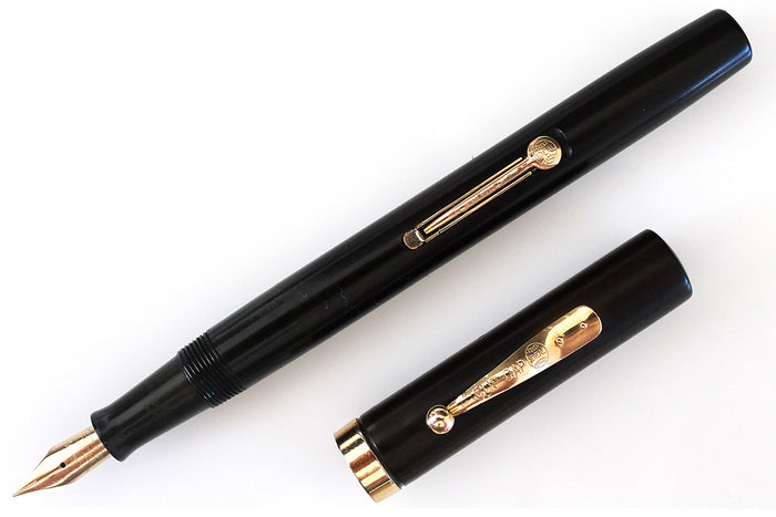 1920s WATERMAN 52 GOLD FILL TRIM BHR F - BBB FLEX NIB FOUNTAIN PEN