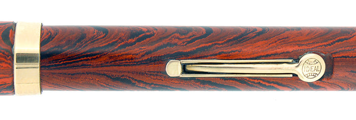 1920S WATERMAN 52 RIPPLE RIPPLE M-BBB 2.28MM FLEX NIB FOUNTAIN PEN RESTORED OFFERED BY ANTIQUE DIGGER