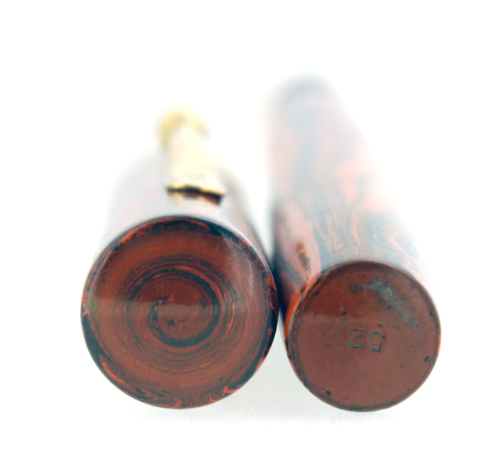 1920S WATERMAN #52 WOOD GRAIN FOUNTAIN PEN M-BBB FLEX NIB RESTORED OFFERED BY ANTIQUE DIGGER