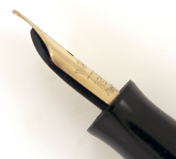 1920s WATERMAN 52V BCHR FOUNTAIN PEN NICKEL TRIM F to BBB+ FLEX NIB RESTORED OFFERED BY ANTIQUE DIGGER
