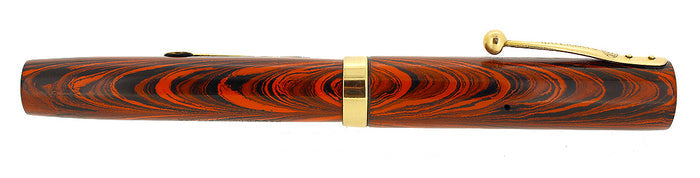 1920S WATERMAN 52V RIPPLE RIPPLE M-BBB 2.12MM FLEX NIB FOUNTAIN PEN RESTORED OFFERED BY ANTIQUE DIGGER