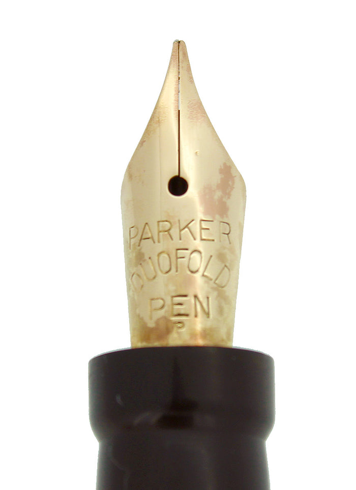 1927 DUOFOLD JADE FOUNTAIN PEN RESTORED