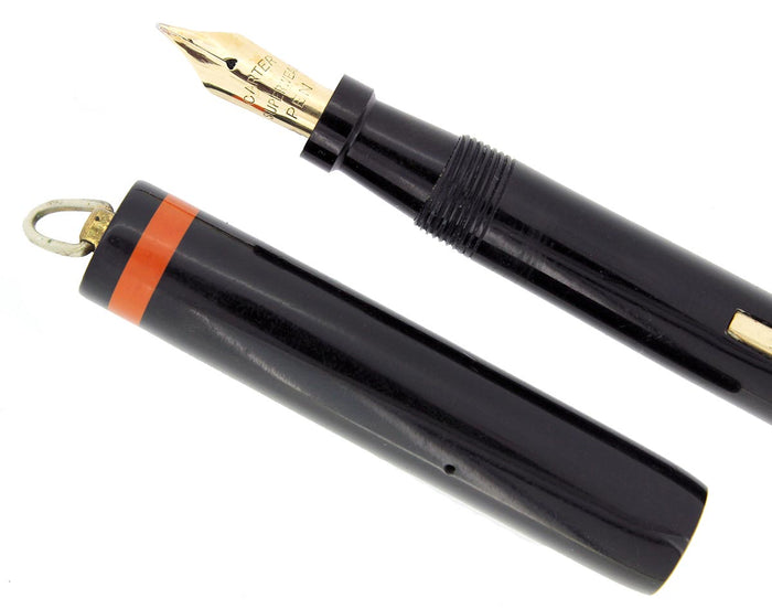 1930s CARTER'S RINGTOP FOUNTAIN PEN SUPERWEAR NIB RESTORED OFFERED BY ANTIQUE DIGGER