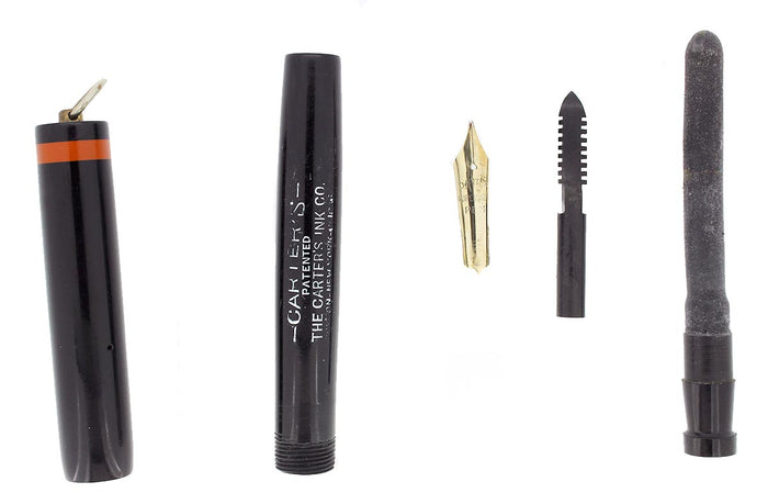 1930s CARTER'S RINGTOP FOUNTAIN PEN SUPERWEAR NIB RESTORED OFFERED BY ANTIQUE DIGGER