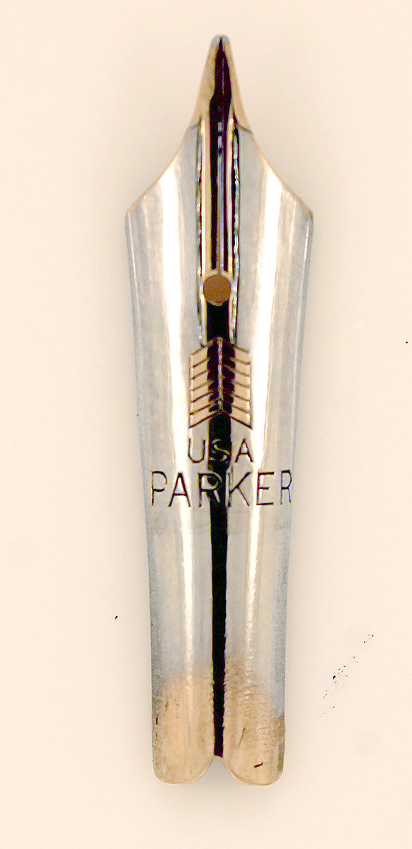 1933 PARKER GRAY PEARL DOUBLE JEWEL VACUMATIC FOUNTAIN PEN RESTORED