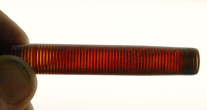 1934 PARKER BURGUNDY PEARL DOUBLE JEWEL VACUMATIC STANDARD SIZE FOUNTAIN PEN IN RESTORED CONDITION OFFERED BY ANTIQUE DIGGER