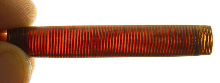 1935 PARKER BURGUNDY PEARL STANDARD VACUMATIC FOUNTAIN PEN RESTORED OFFERED BY ANTIQUE DIGGER