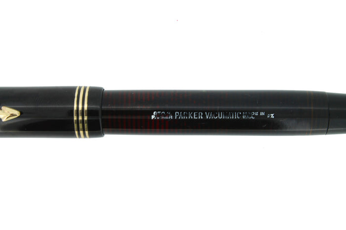 1937 PARKER DOUBLE JEWEL VACUMATIC FOUNTAIN PEN WITH 2-TONE NIB IN RESTORED CONDITION OFFERED BY ANTIQUE DIGGER