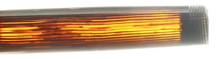 1938 PARKER VACUMATIC GOLDEN PEARL SHADOW WAVE DOUBLE JEWEL FOUNTAIN PEN RESTORED OFFERED BY ANTIQUE DIGGER
