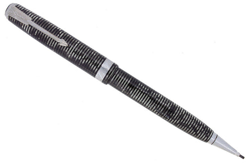 1938 PARKER VACUMATIC SILVER PEARL CELLULOID MAJOR INJECTOR PENCIL SCARCE OFFERED BY ANTIQUE DIGGER