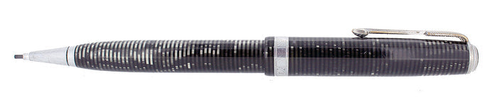 1938 PARKER VACUMATIC SILVER PEARL CELLULOID MAJOR INJECTOR PENCIL SCARCE OFFERED BY ANTIQUE DIGGER