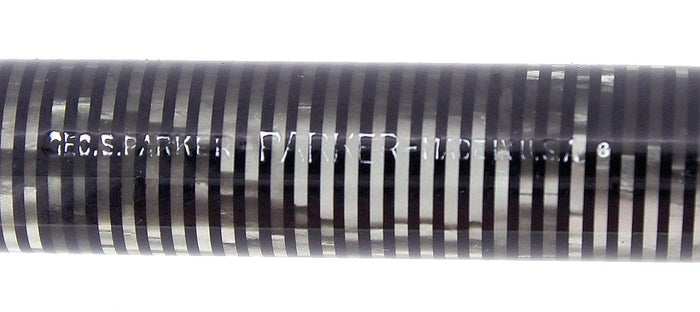 1938 PARKER VACUMATIC SILVER PEARL CELLULOID MAJOR INJECTOR PENCIL SCARCE OFFERED BY ANTIQUE DIGGER