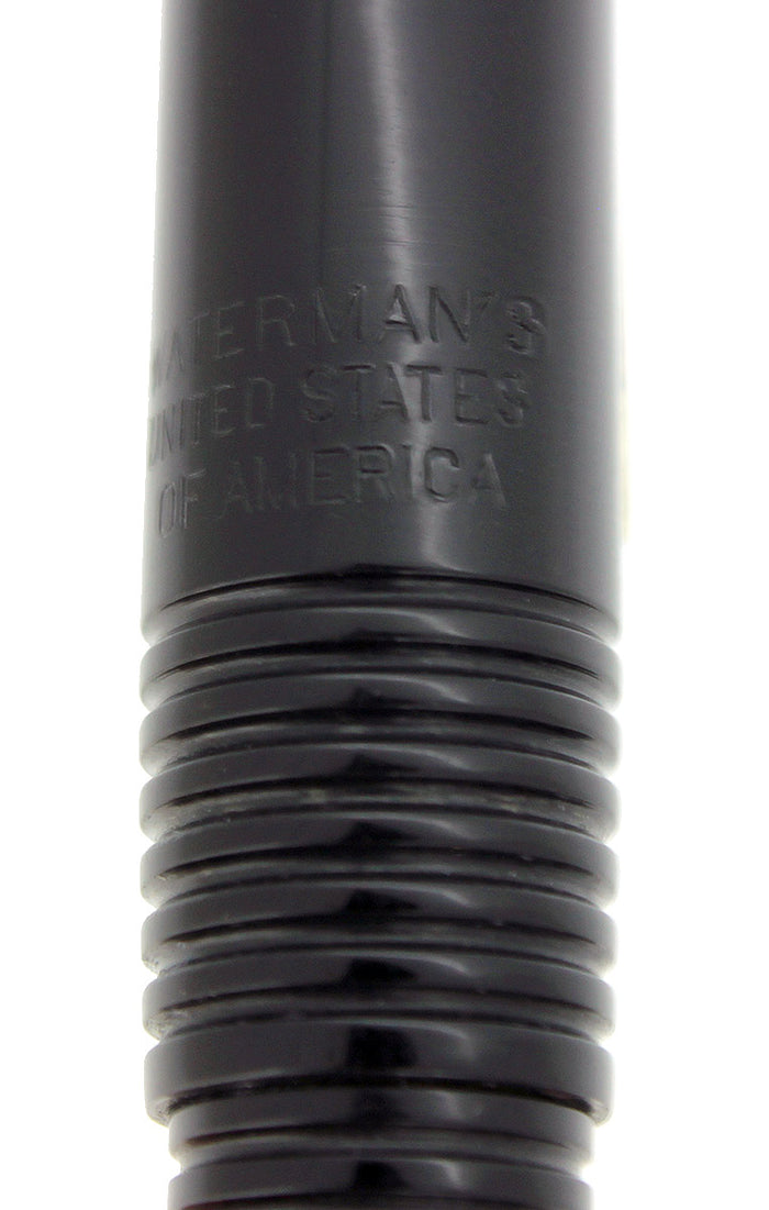 1939 FIRST YEAR WATERMAN HUNDRED 100 YEAR JET BLACK PENCIL RESTORED OFFERED BY ANTIQUE DIGGER