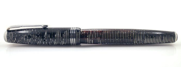 1939 PARKER GRAY PEARL VACUMATIC STREAMLINE STANDARD FOUNTAIN PEN W/ STAR CLIP OFFERED BY ANTIQUE DIGGER