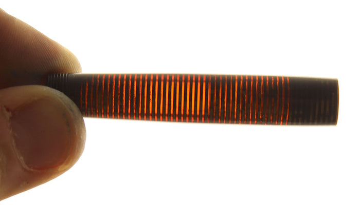 1939 PARKER VACUMATIC GOLDEN PEARL DOUBLE JEWEL LONG MAJOR FOUNTAIN PEN RESTORED OFFERED BY ANTIQUE DIGGER