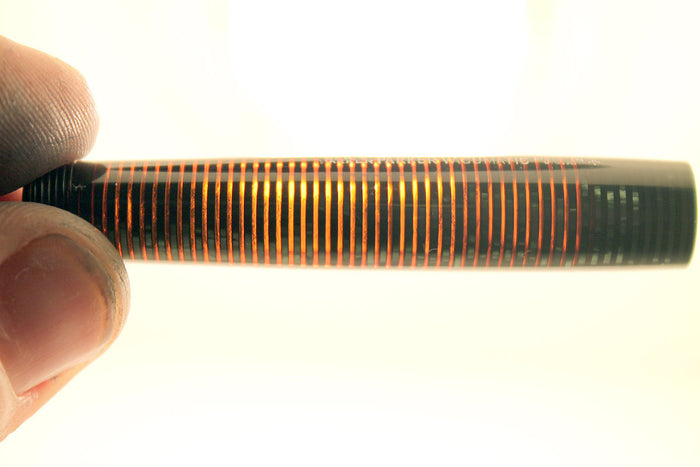 1940 PARKER EMERALD PEARL VACUMATIC MAJOR FOUNTAIN PEN F to BB FLEX NIB RESTORED OFFERED BY ANTIQUE DIGGER