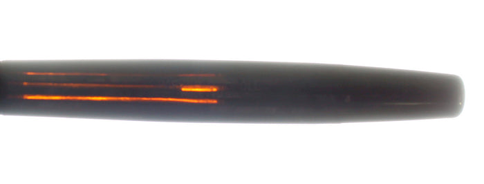 1941 PARKER 1ST GEN SENIOR STRIPED DUOFOLD BLUE GRAY FOUNTAIN PEN RESTORED OFFERED BY ANTIQUE DIGGER