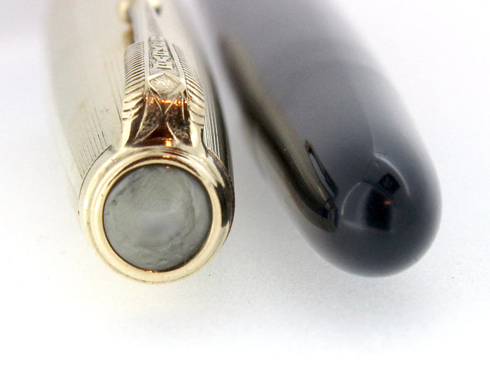 1942 PARKER 51 SINGLE JEWEL CEDAR BLUE VACUMATIC FOUNTAIN PEN RESTORED OFFERED BY ANTIQUE DIGGER