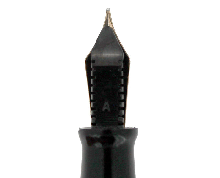 1942 PARKER DUOFOLD GREEN GOLD CELLULOID FOUNTAIN PEN MAJOR SIZE RESTORED OFFERED BY ANTIQUE DIGGER