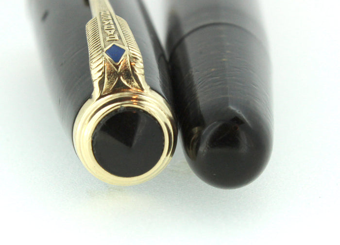 1942 PARKER GOLDEN PEARL VACUMATIC FOUNTAIN PEN LONG MAJOR RESTORED - COLLECTOR ALERT OFFERED BY ANTIQUE DIGGER