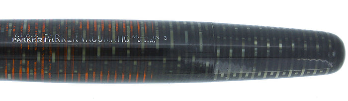 1943 PARKER MAJOR VACUMATIC SILVER PEARL FOUNTAIN PEN RESTORED OFFERED BY ANTIQUE DIGGER