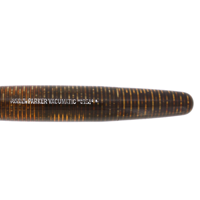 1943 PARKER VACUMATIC MAJOR GOLDEN PEARL FOUNTAIN PEN RESTORED OFFERED BY ANTIQUE DIGGER