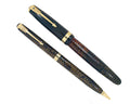 1944 PARKER GOLDEN PEARL VACUMATIC FOUNTAIN PEN & PENCIL SET RESTORED OFFER BY ANTIQUE DIGGER