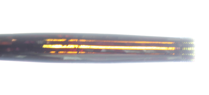 1944 PARKER STRIPED DUOFOLD SENIOR DUSTY ROSE BLUE DIAMOND FOUNTAIN PEN RESTORED OFFERED BY ANTIQUE DIGGER