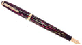 1945 PARKER SENIOR DUOFOLD DUSTY ROSE CELLULOID FOUNTAIN PEN RESTORED OFFERED BY ANTIQUE DIGGER