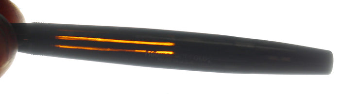 1945 PARKER SENIOR DUOFOLD STRIPED BLUE GRAY CELLULOID FOUNTAIN PEN RESTORED OFFERED BY ANTIQUE DIGGER