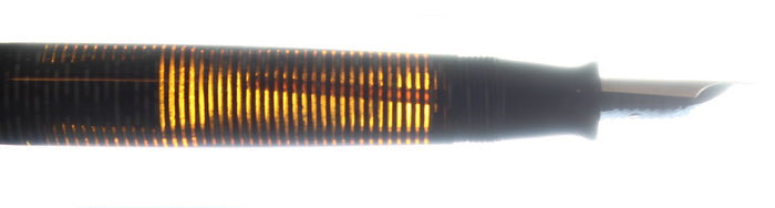 1945 PARKER SILVER PEARL VACUMATIC COIN STACK CAP MAJOR FOUNTAIN PEN RESTORED OFFERED BY ANTIQUE DIGGER