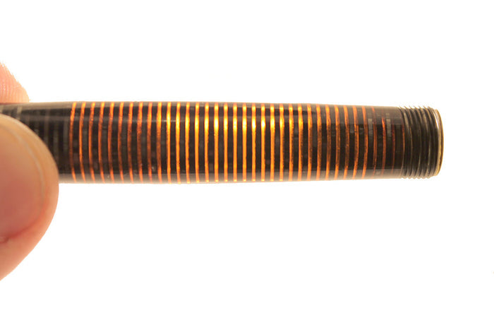 1945 PARKER SILVER PEARL VACUMATIC MAJOR FOUNTAIN PEN M to BB FLEX NIB RESTORED OFFERED BY ANTIQUE DIGGER
