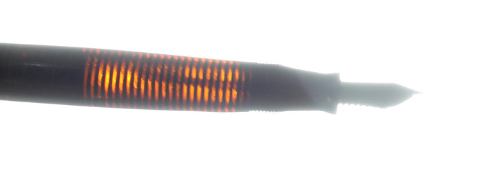 1945 PARKER VACUMATIC MAJOR AZURE BLUE PEARL FOUNTAIN PEN RESTORED OFFERED BY ANTIQUE DIGGER