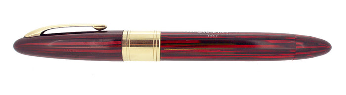 1945 SHEAFFER 1250 CARMINE LIFETIME BALANCE TRIUMPH NIB FOUNTAIN PEN VACUUM FILL RESTORED OFFERED BY ANTIQUE DIGGER