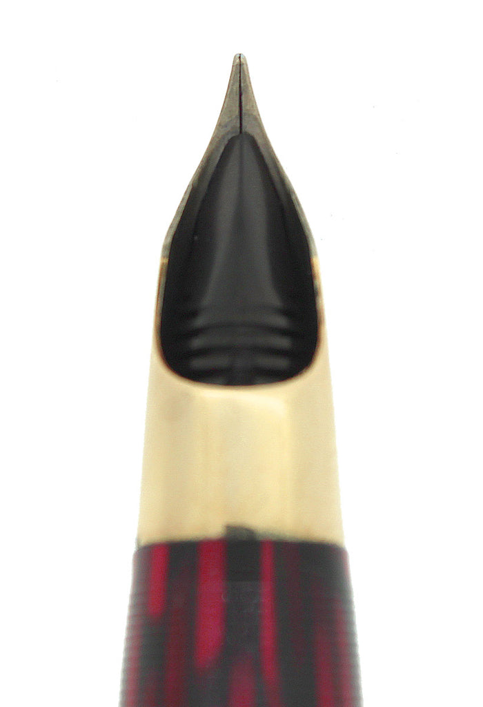 1945 SHEAFFER 1250 CARMINE LIFETIME BALANCE TRIUMPH NIB FOUNTAIN PEN VACUUM FILL RESTORED OFFERED BY ANTIQUE DIGGER