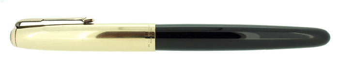 1946 PARKER 51 INDIA BLACK VACUMATIC NIB FOUNTAIN PEN RESTORED OFFERED BY ANTIQUE DIGGER