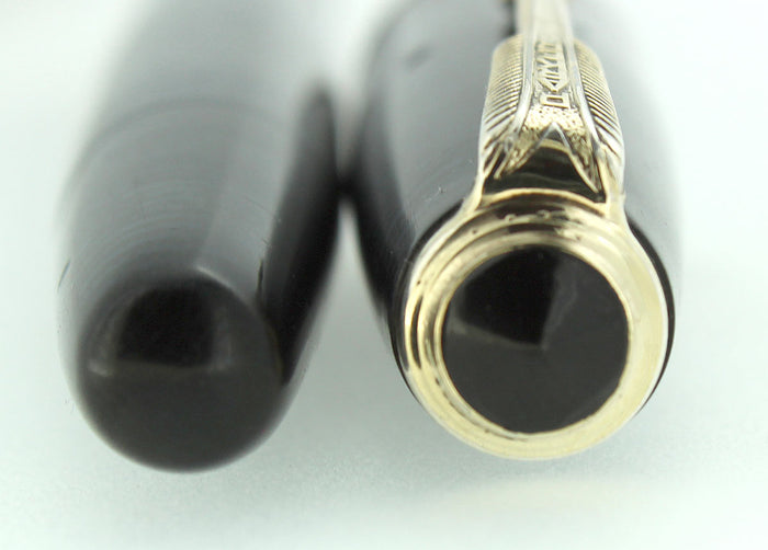 1946 PARKER AZURE BLUE PEARL VACUMATIC FOUNTAIN PEN MAJOR SIZE RESTORED OFFERED BY ANTIQUE DIGGER