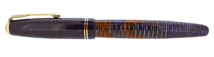 1946 PARKER AZURE PEARL VACUMATIC FOUNTAIN PEN RESTORED OFFERED BY ANTIQUE DIGGER