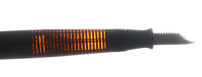 1946 PARKER VACUMATIC MAJOR SIZE GOLDEN PEARL FOUNTAIN PEN RESTORED OFFERED BY ANTIQUE DIGGER