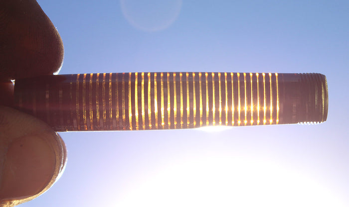 1946 PARKER VACUMATIC SILVER PEARL FOUNTAIN PEN RESTORED NEAR MINT OFFERED BY ANTIQUE DIGGER
