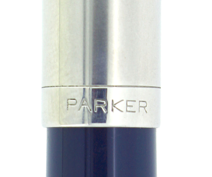 1947 PARKER 51 CEDAR BLUE VACUMATIC FINE NIB FOUNTAIN PEN RESTORED NEAR MINT OFFERED BY ANTIQUE DIGGER